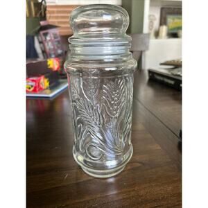 Mr Peanuts glass jar with lid 1982